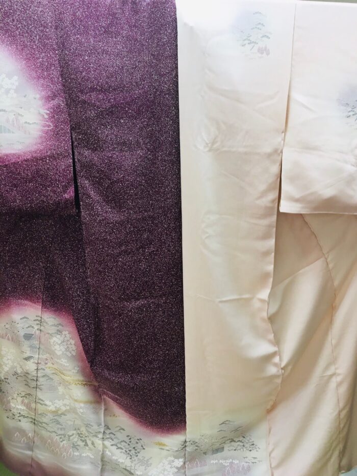 訪問着の染め替え